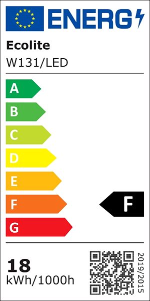 Ceiling Light VICTOR LED Bathroom Ceiling Light with Sensor, LED/18W/230V/IP44 Energy label