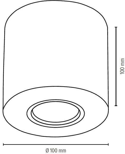 Ceiling Light Ceiling Light WOODDREAM, 1xGU10/6W/230V ...