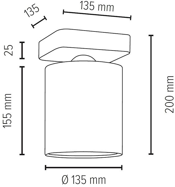 Ceiling Light Ceiling Light JENTA, 1xE27/25W/230V ...