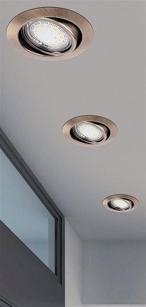 Ceiling Light Rabalux - SADA 3xLED ceiling luminaire 3xGU10-LED/3W/230V Lifestyle