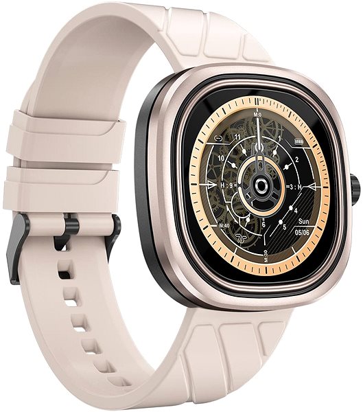 Smartwatch Doogee DG ARES Gold Seitlicher Anblick