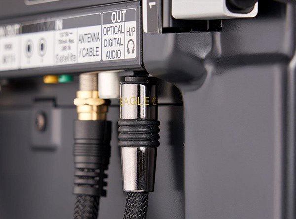 AUX Cable Eagle Cable Deluxe II optical cable 0,75m Connectivity (ports)