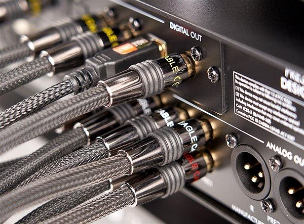 AUX Cable Eagle Cable Deluxe II stereo audio cable 1.5m Connectivity (ports)
