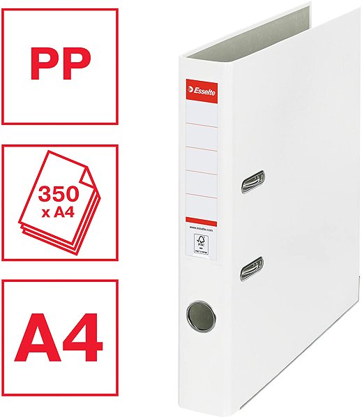 Arch Folder ESSELTE Economy A4 50 mm white ...