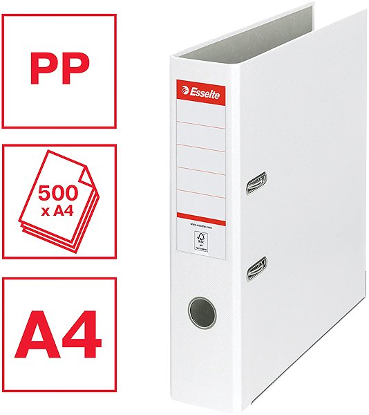 Arch Folder ESSELTE Economy A4 75 mm white ...