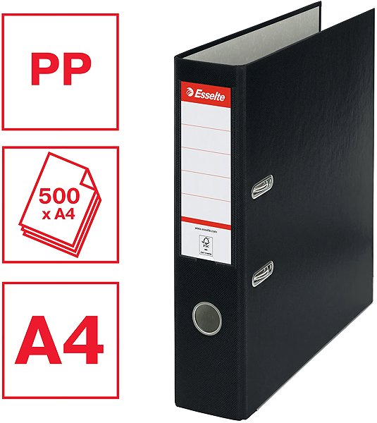 Arch Folder ESSELTE Economy A4 75 mm black ...