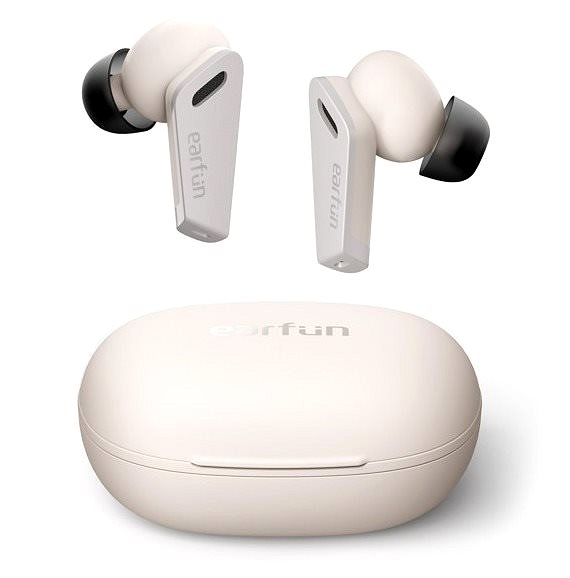 Wireless Headphones EarFun Air Pro, White Screen