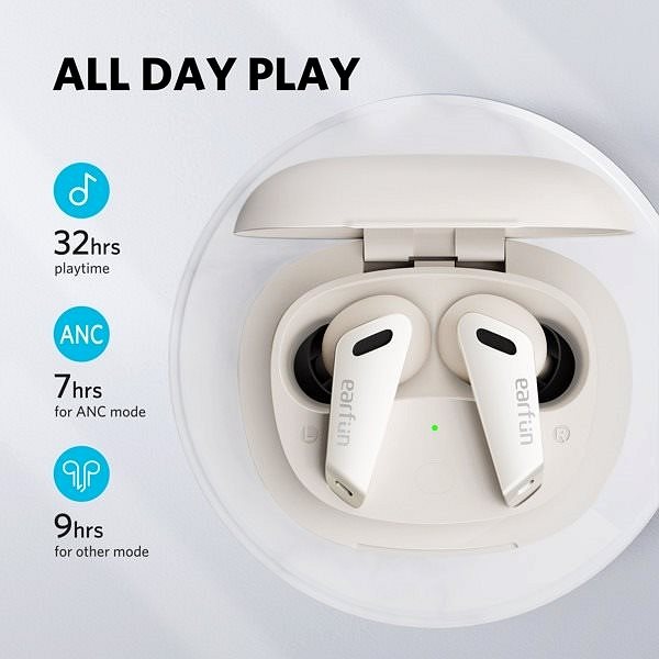 Vezeték nélküli fül-/fejhallgató EarFun Air Pro fehér Jellemzők/technológia