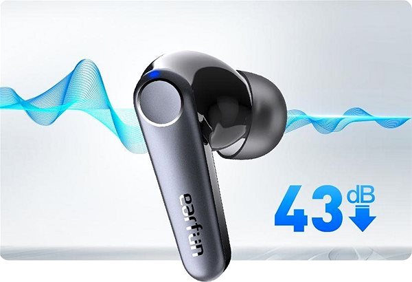Vezeték nélküli fül-/fejhallgató EarFun Air Pro 3 Black ...
