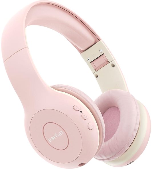 Vezeték nélküli fül-/fejhallgató EarFun K2P rózsaszín ...