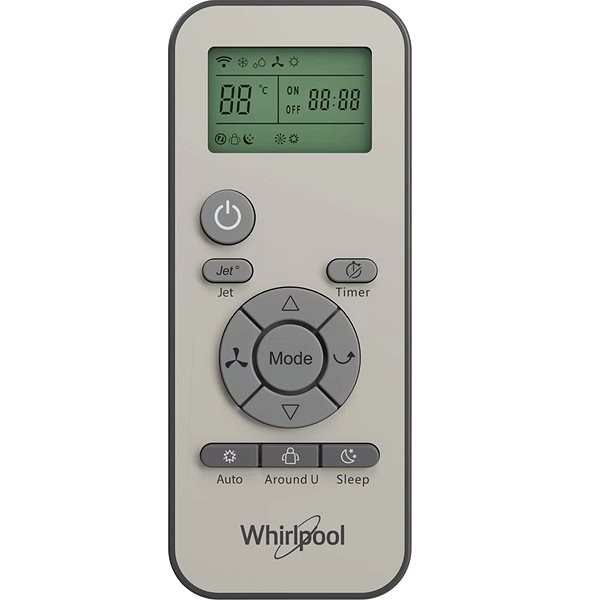 Mobilná klimatizácia WHIRLPOOL PACF29CO W Diaľkový ovládač