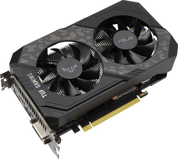 Graphics Card ASUS TUF GeForce GTX1650 SUPER O4G GAMING Lateral view