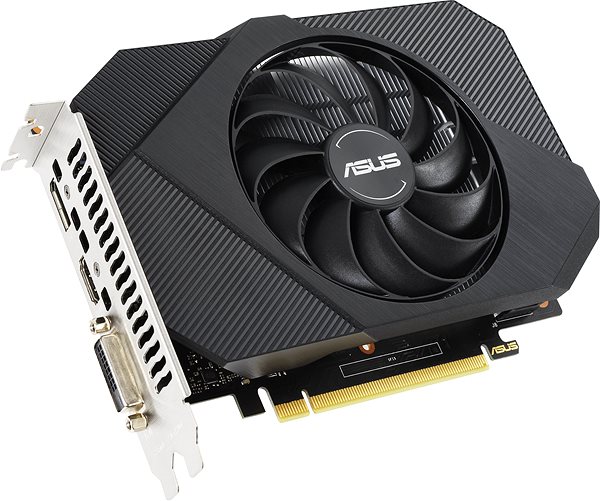 Graphics Card ASUS PHOENIX GeForce GTX 1650 O4G D6 P Lateral view