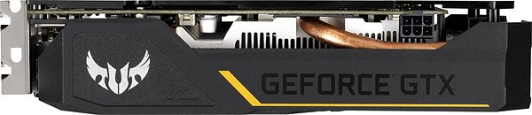Grafikkarte ASUS TUF GeForce GTX 1650 O4G D6 P GAMING Seitlicher Anblick