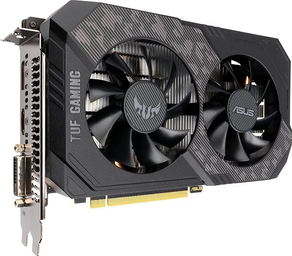 Graphics Card ASUS TUF GeForce GTX 1660 SUPER O6G GAMING Lateral view