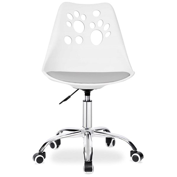 Children’s Desk Chair ECA Puppy Love, white-grey ...