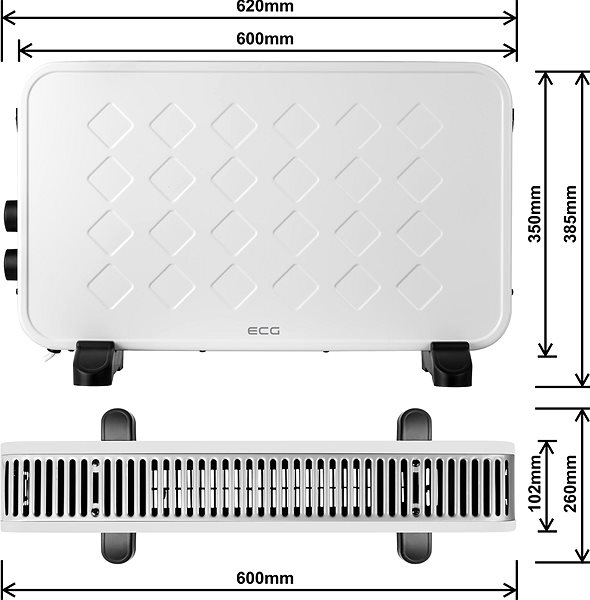 Elektromos konvektor ECG TK 2070 White ...