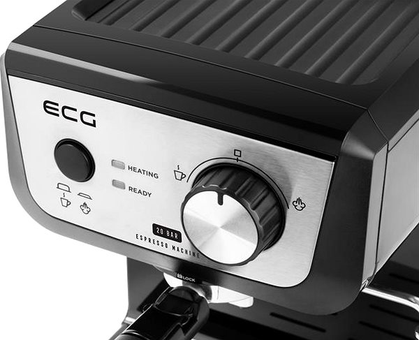 Pákový kávovar ECG ESP 20101 Black ...