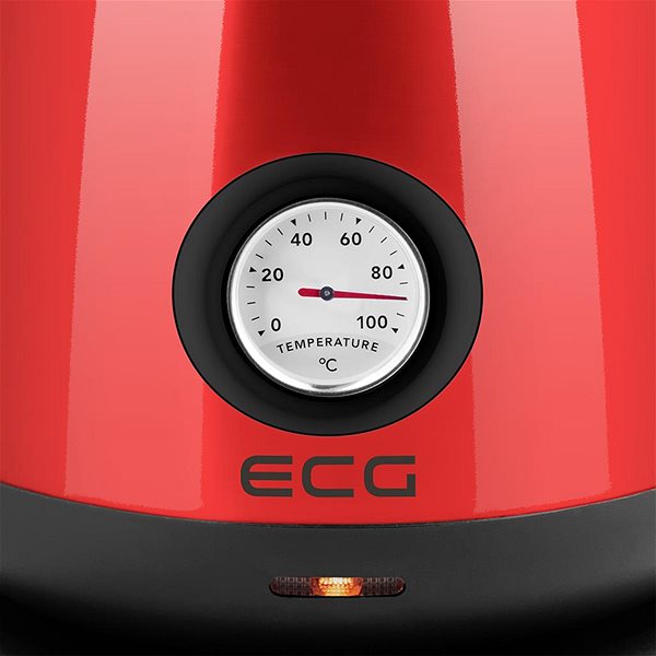 Rýchlovarná kanvica ECG RK 1705 Metallico Rosso ...