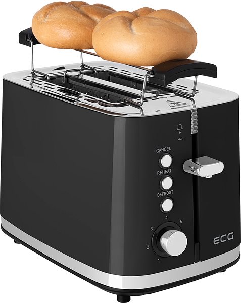Toaster ECG ST 2766 Vintage Nero toaster ...