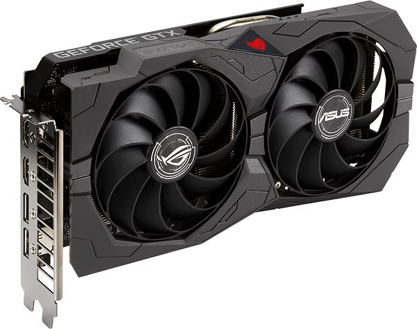 Graphics Card ASUS ROG STRIX GeForce GTX 1650 O4GD6 GAMING Lateral view