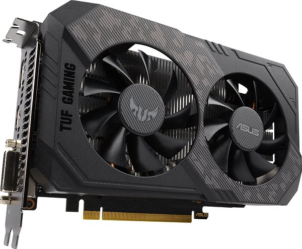Graphics Card ASUS TUF GeForce GTX 1650 SUPER 4G GAMING Lateral view