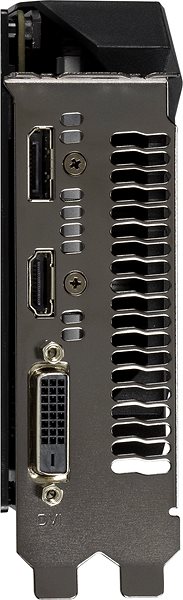 Videókártya ASUS TUF GeForce GTX 1650 O4GD6 GAMING Csatlakozási lehetőségek (portok)