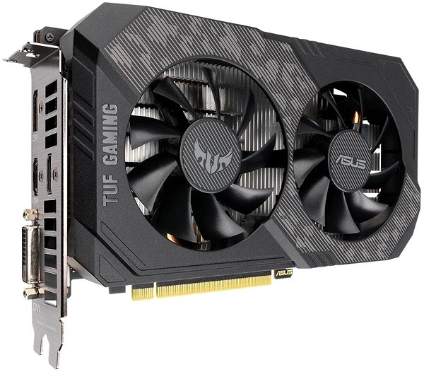 Graphics Card ASUS TUF GeForce GTX 1660 Ti EVO O6G Lateral view