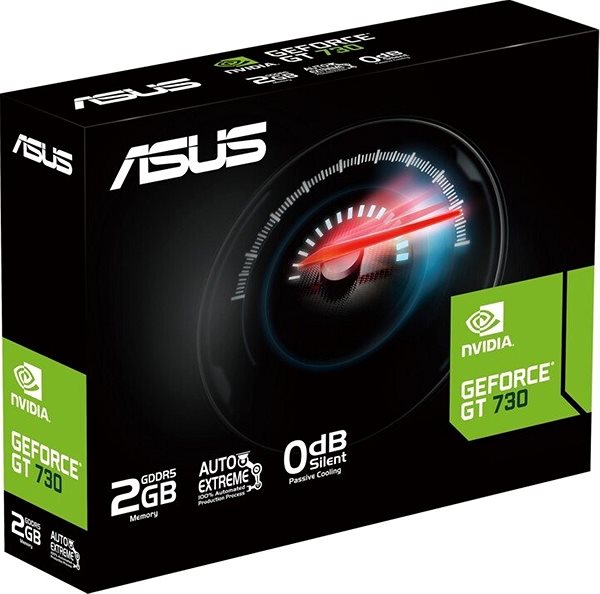 Videókártya ASUS GeForce GT 730-4H-SL-2GD5 Csomagolás/doboz