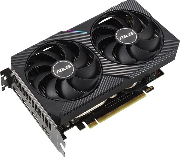 Graphics Card ASUS DUAL GeForce RTX 3060 O12G V2 Lateral view
