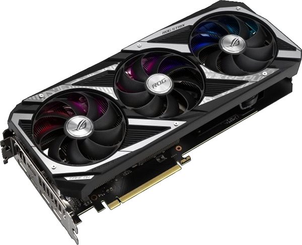 Graphics Card ASUS ROG STRIX GeForce RTX 3060 12G GAMING V2 Lateral view