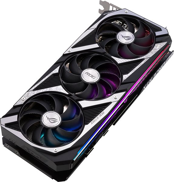 Graphics Card ASUS ROG STRIX GeForce RTX 3060 O12G GAMING V2 Lateral view