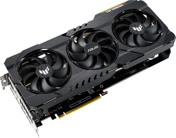Graphics Card ASUS TUF GeForce RTX 3060 Ti GAMING V2 O8G Lateral view