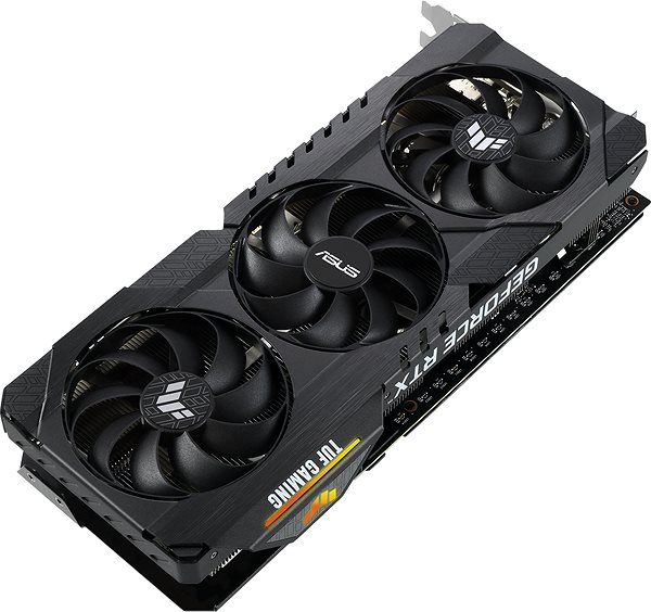Graphics Card ASUS TUF GeForce RTX 3060 Ti V2 8G Lateral view