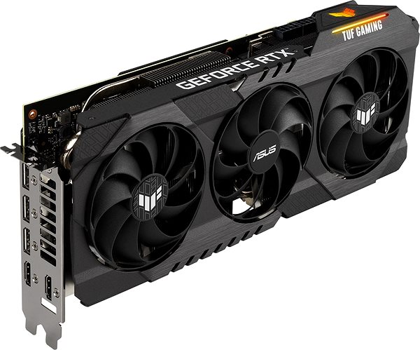 Graphics Card ASUS TUF GeForce RTX 3070 Ti 8G GAMING Lateral view