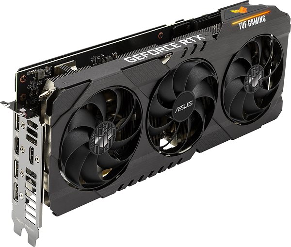 Graphics Card ASUS TUF GeForce RTX 3070 V2 8G Lateral view