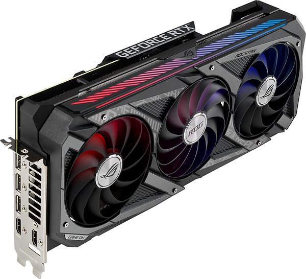 Graphics Card ASUS ROG STRIX GeForce RTX 3080 Ti GAMING 12G Lateral view