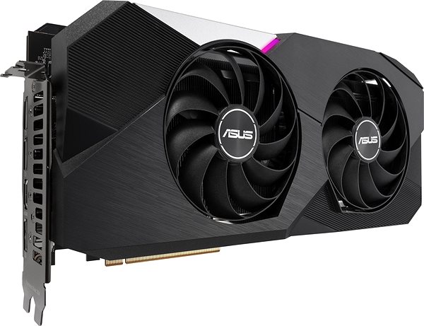 Graphics Card ASUS DUAL Radeon RX 6700 XT 12G Lateral view