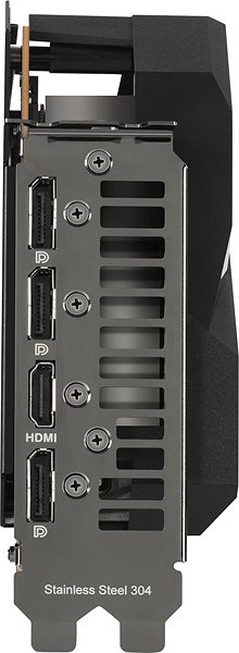 Videókártya ASUS DUAL Radeon RX 6700 XT 12G Csatlakozási lehetőségek (portok)