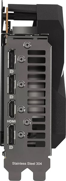 Videókártya ASUS DUAL Radeon RX 6700 XT STD 12G Csatlakozási lehetőségek (portok)