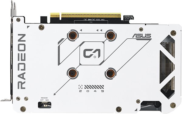 ASUS DUAL Radeon RX 9060 XT 16G WHITE graphics card.