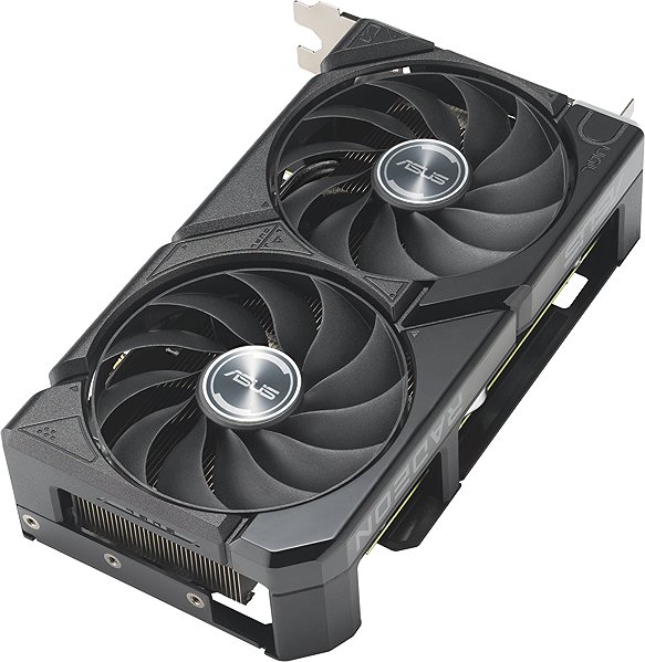 ASUS DUAL Radeon RX 9060 XT 16G graphics card.