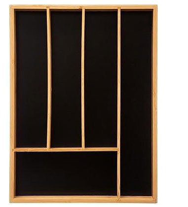 5five Simply Smart Drawer Sideboard Drawer sideboard, bamboo, 34 × 25 × 4.5 cm .