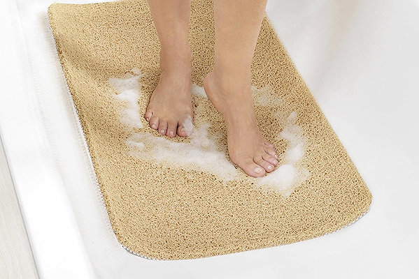 Maximex Wellness anti-slip bath mat, 50 × 80 cm, beige .