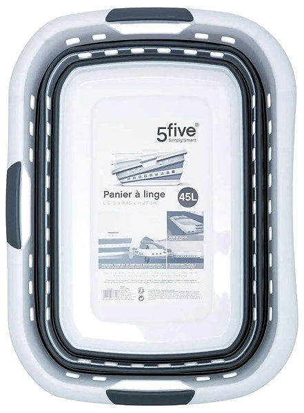 Ruháskosár 5five Simply Smart Összecsukható szennyeskosár, 45 l ...