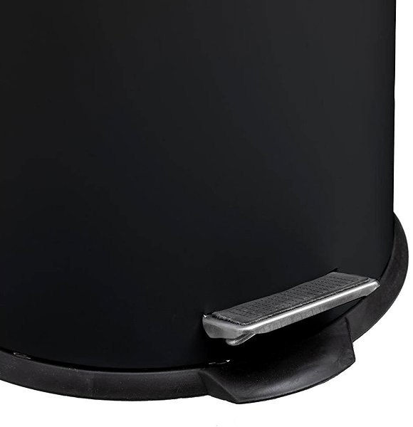 Rubbish Bin 5five Simply Smart Rubbish Bin, Black Waste Bin, 30L, Metal ...