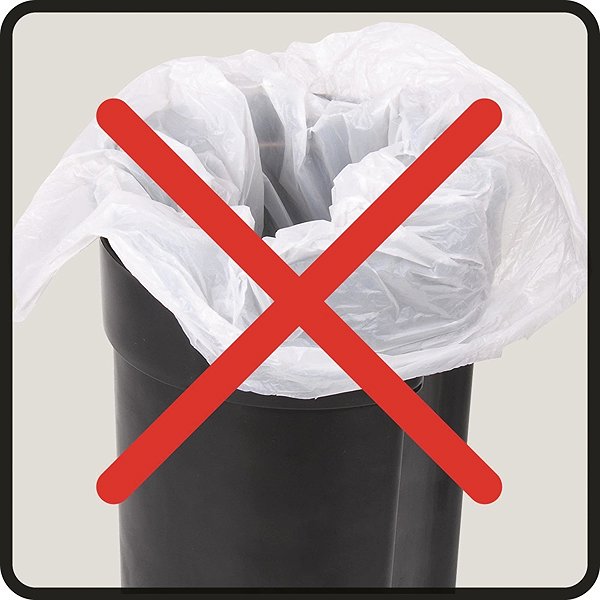 Rubbish Bin Wenko Leman Bin, Black, Metal, 5L ...