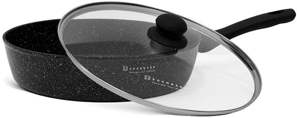 Pan Edenberg Pan with lid EB-232930, 30 cm .