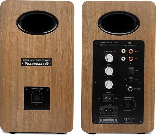 Speakers EDIFIER A80 Back page