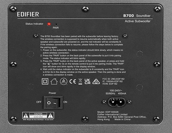 SoundBar EDIFIER B700 ...